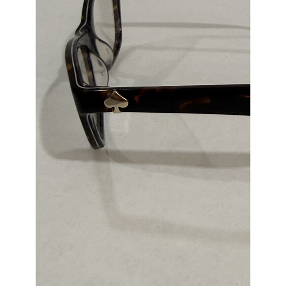 KATE SPADE NEW YORK ALAYSHA 086 DARK HAVANA AUTHENTIC EYEGLASSES W/CASE - Picture 3 of 16